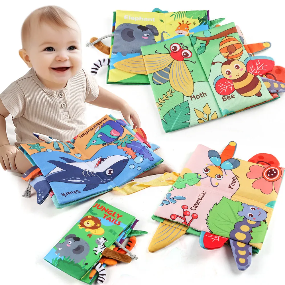 0-3 Year Old Baby Tail Cloth Book