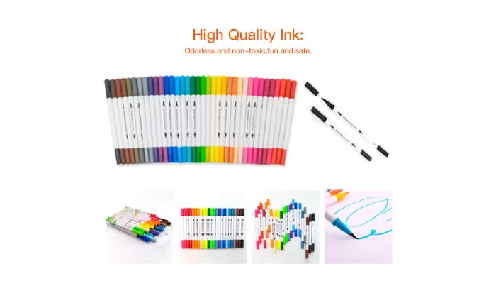 100 Colours Markers Set