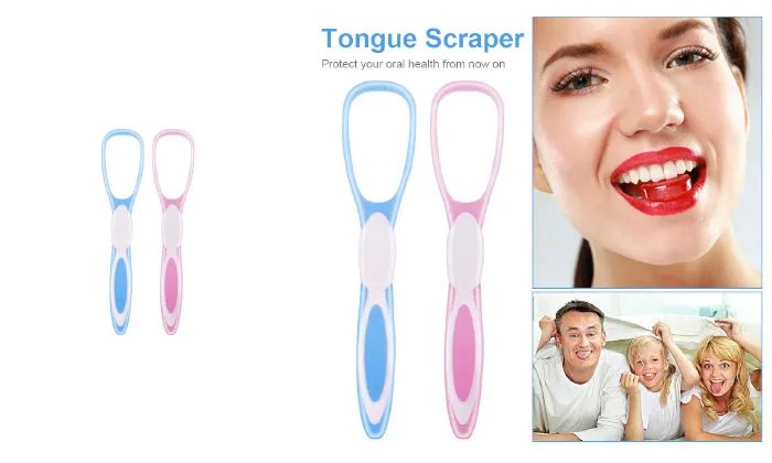 2 Packs Tongue Scrapers