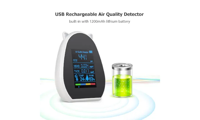 2.9-inch Air Quality Monitor CO2