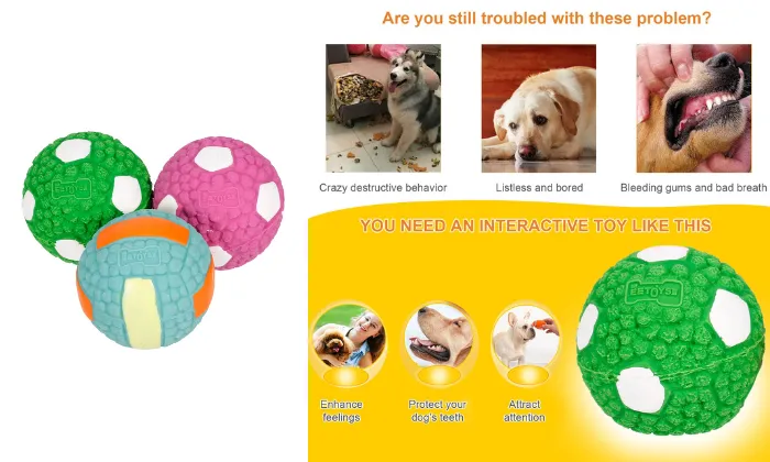 3 Piece Pet Ball