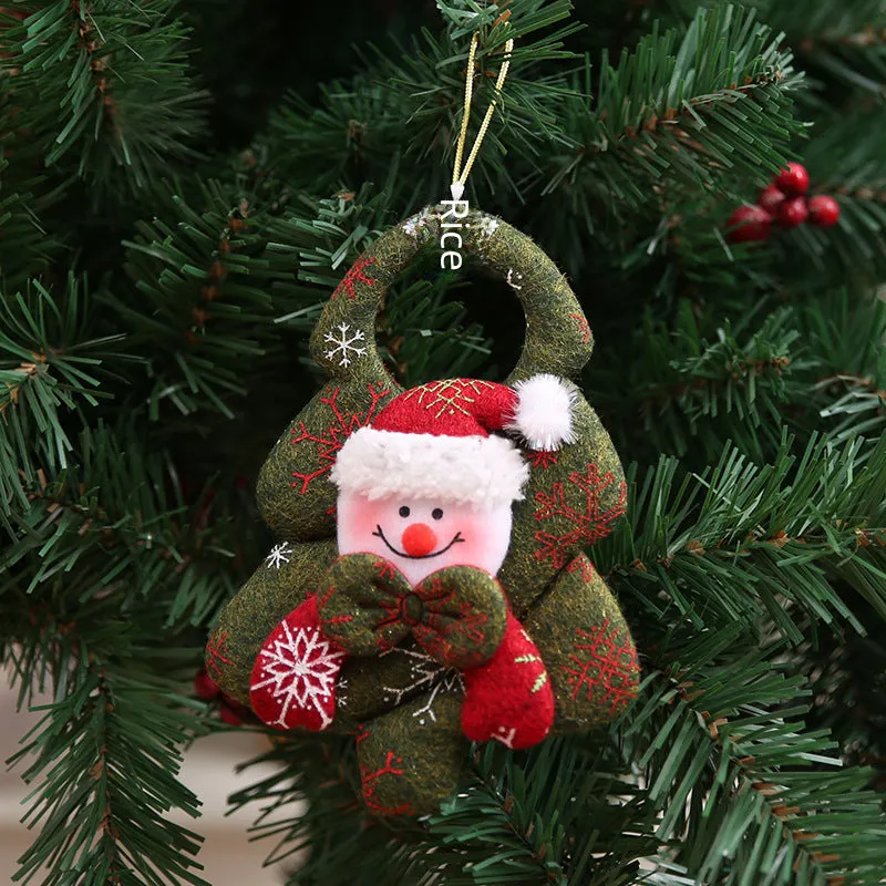 3D Santa Hanging Decoration Pendant