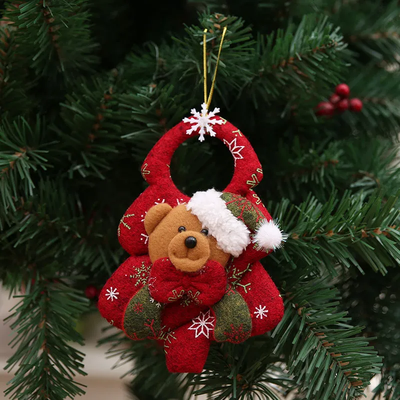 3D Santa Hanging Decoration Pendant