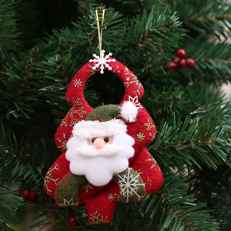 3D Santa Hanging Decoration Pendant