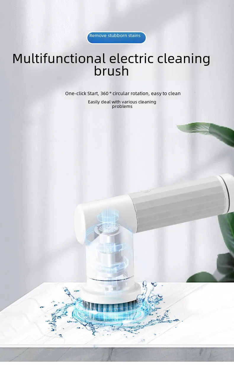 6-in-1 High-Torque Electric Cleaning Brush