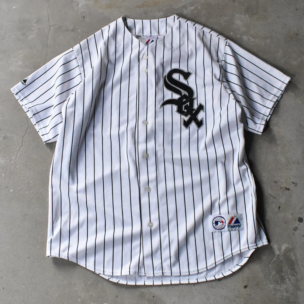 90's Majestic “MLB Chicago White Sox / #20 Carlos Quentin” ベースボールシャツ USA製 241002