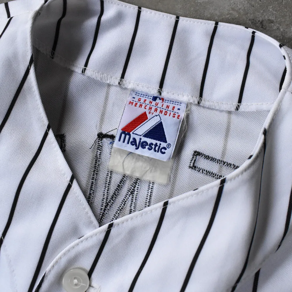 90's Majestic “MLB Chicago White Sox / #20 Carlos Quentin” ベースボールシャツ USA製 241002