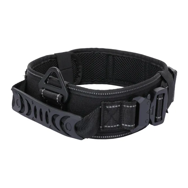 Adjustable Nylon Military Tactical Dog Collar