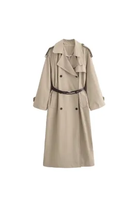 ’Ava' Belted Loose Trench Coat