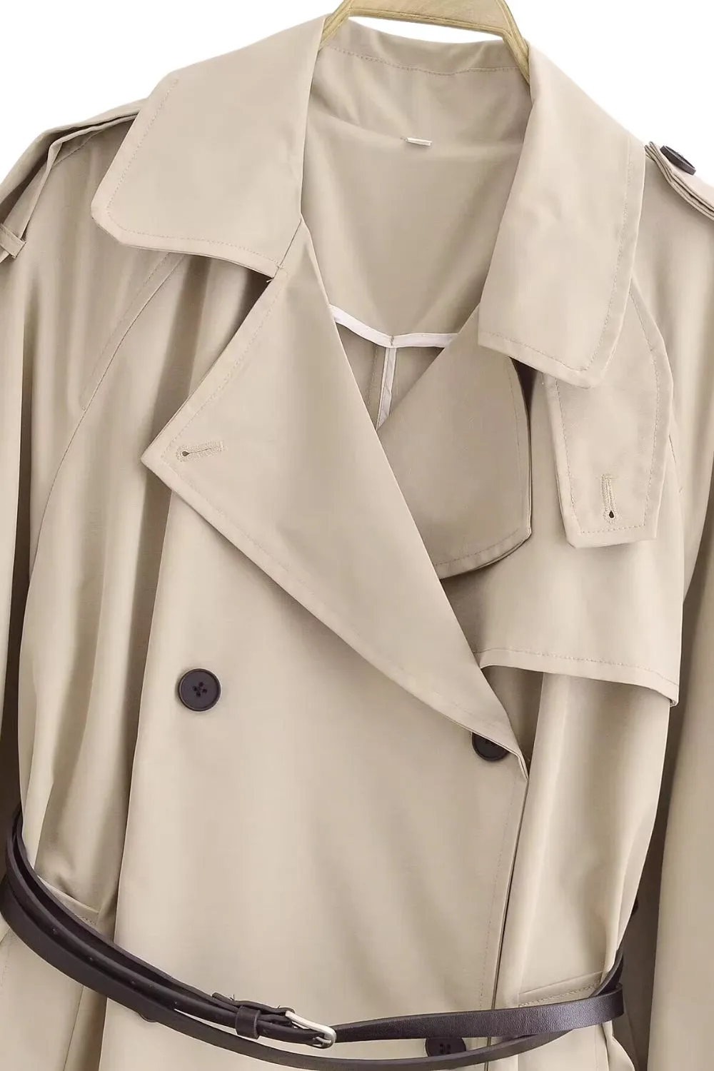 ’Ava' Belted Loose Trench Coat