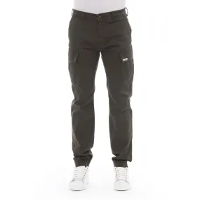 Baldinini Trend Army Cotton Men Trouser