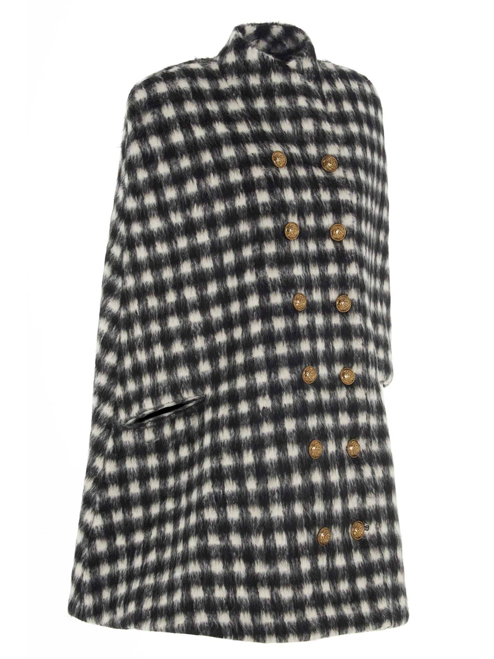 Balmain Houndstooth Cape