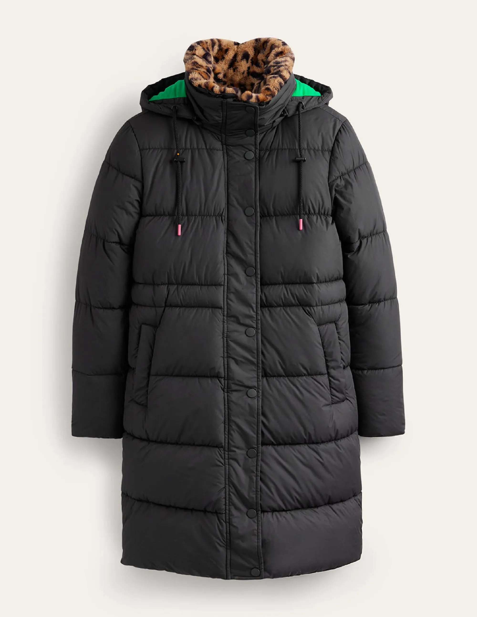 Bamburgh Puffer Coat-Black