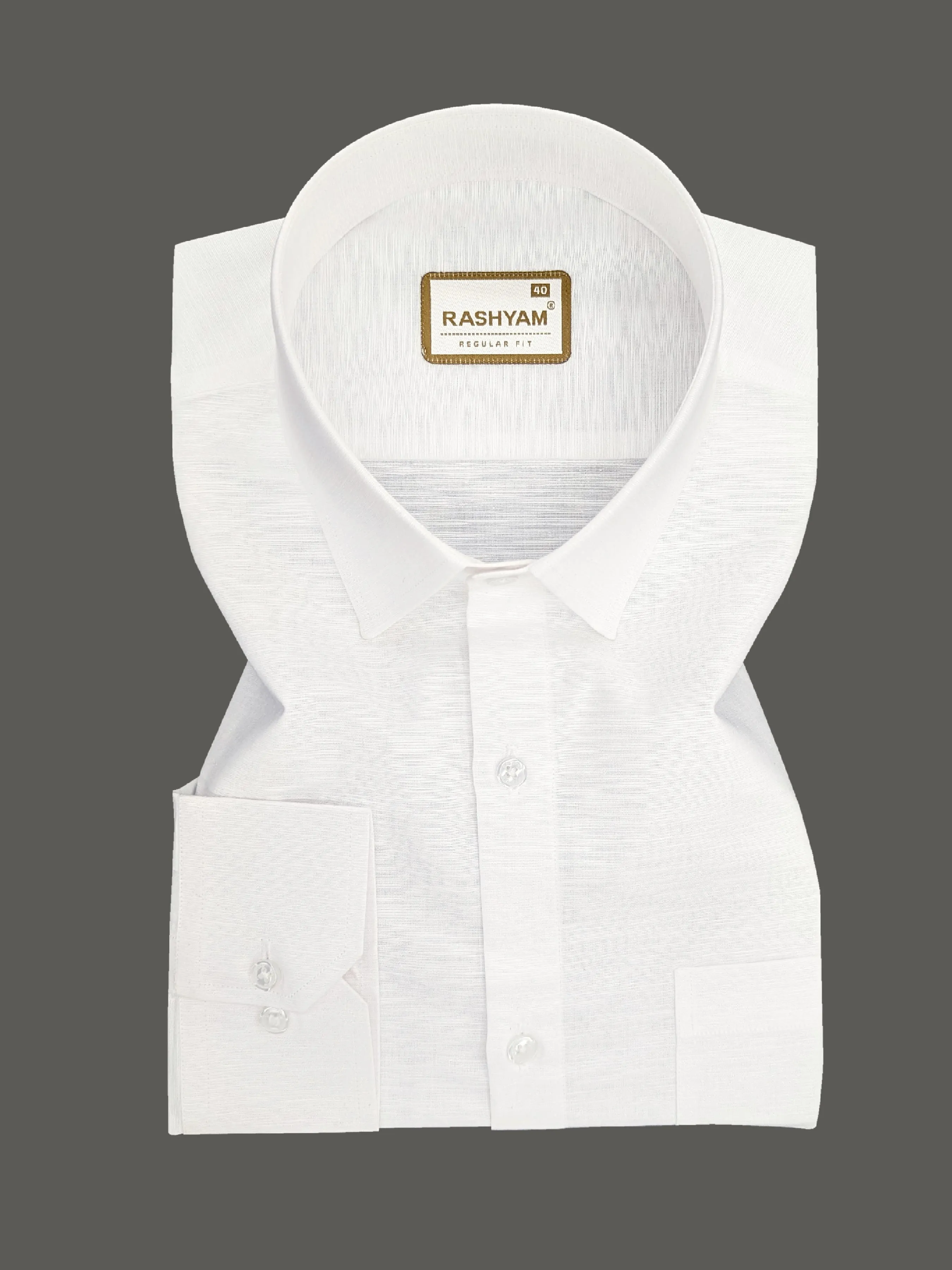 Barboni Bright White Luxurious Italian Linen Shirt