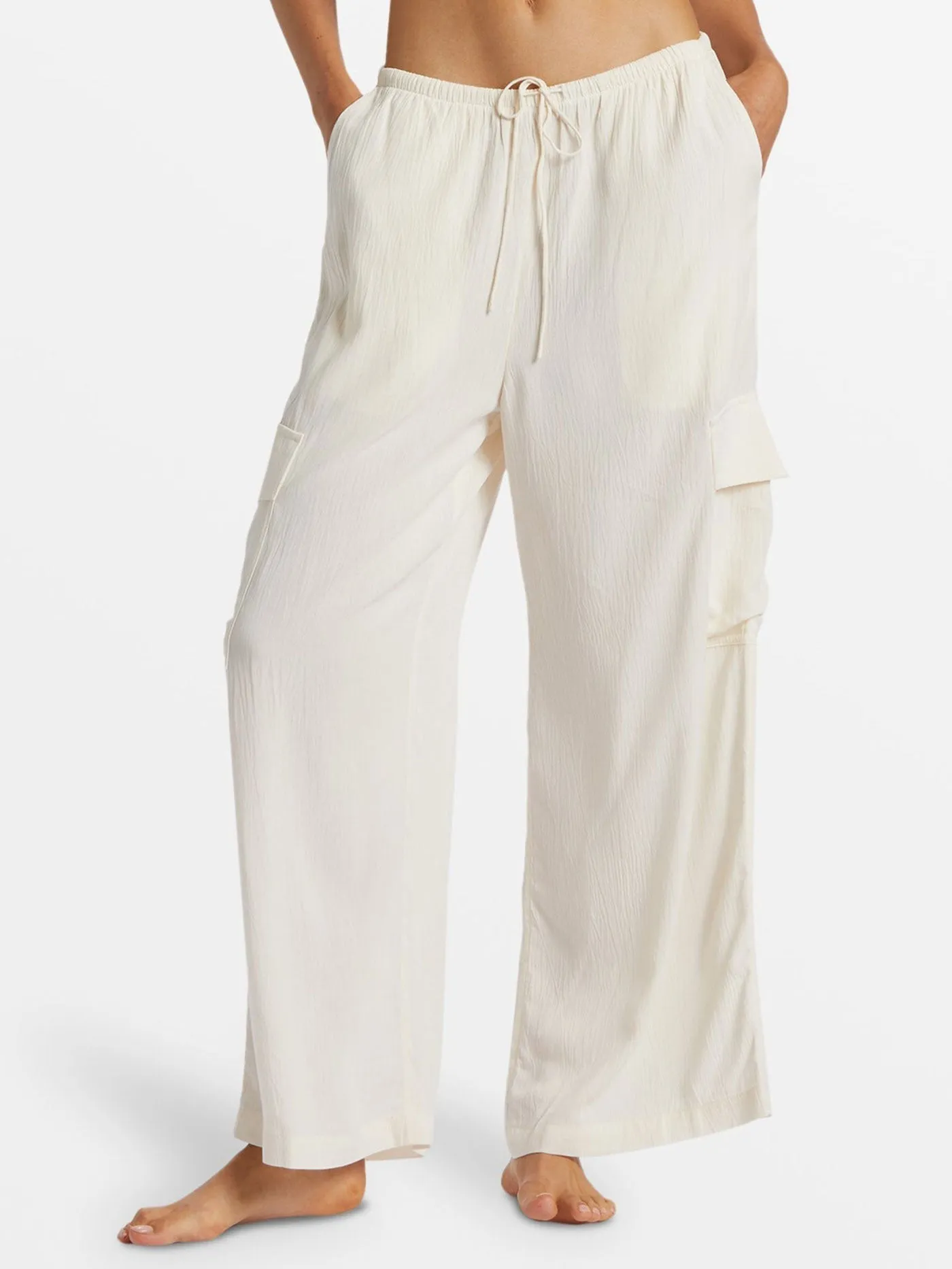 Beach Babe Cargo Elastic Pants