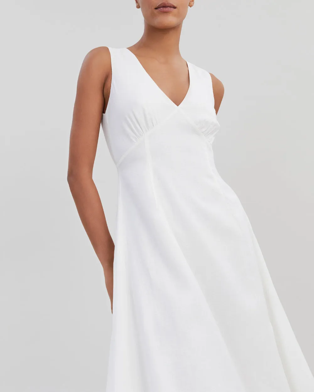 Becky Dress Optic White