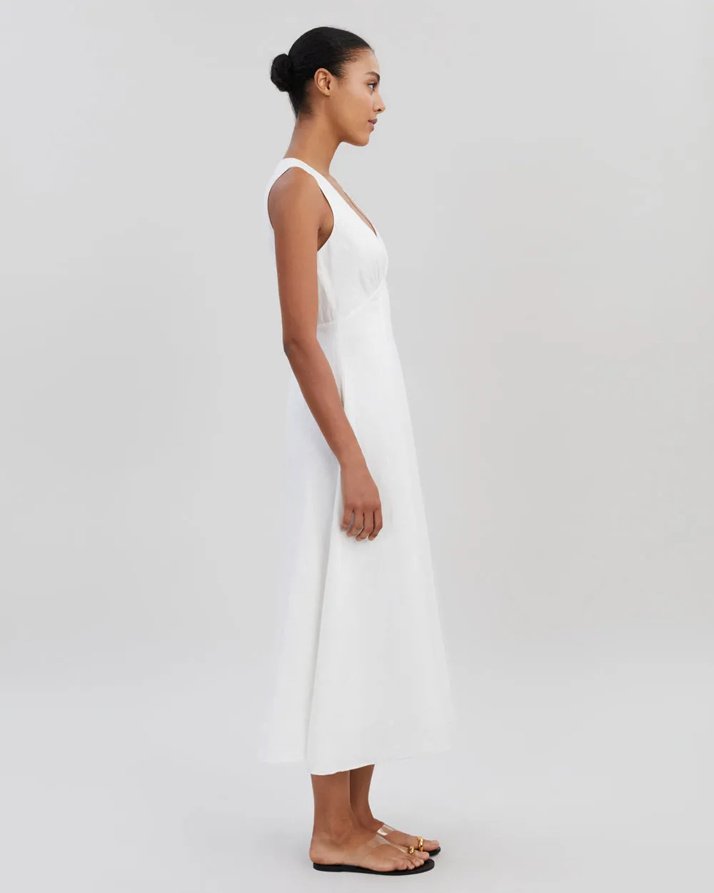 Becky Dress Optic White