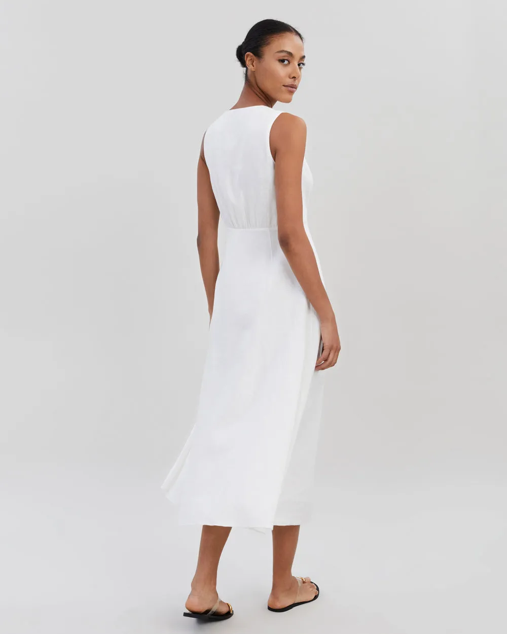 Becky Dress Optic White