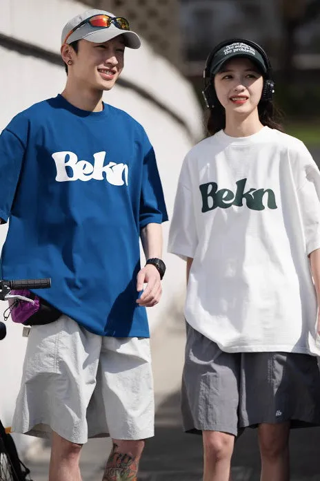 BELLKENIDEA オーバーサイズロゴTシャツ BKD064