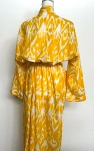 Best Seller: Rich Mixed Print Kimono Dusters (Ikat marigold)