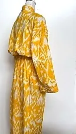 Best Seller: Rich Mixed Print Kimono Dusters (Ikat marigold)