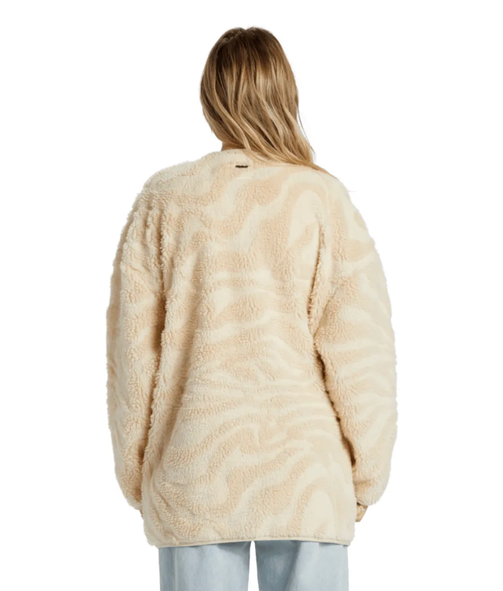 BILLABONG Fireside Cozy buttoned fleece jacket-WDR0