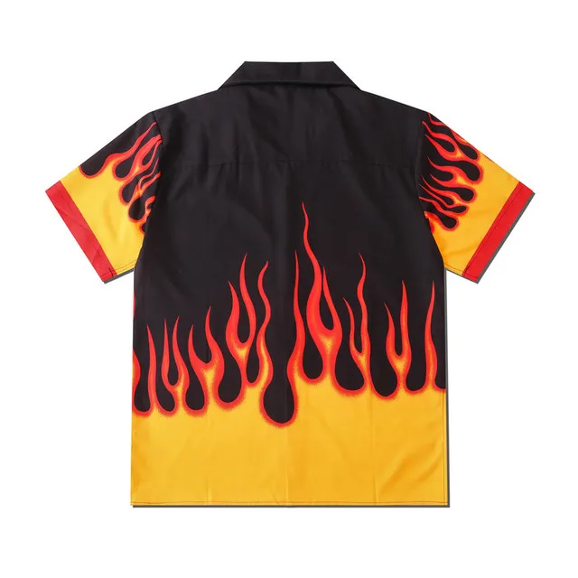 Black Flames Shirt