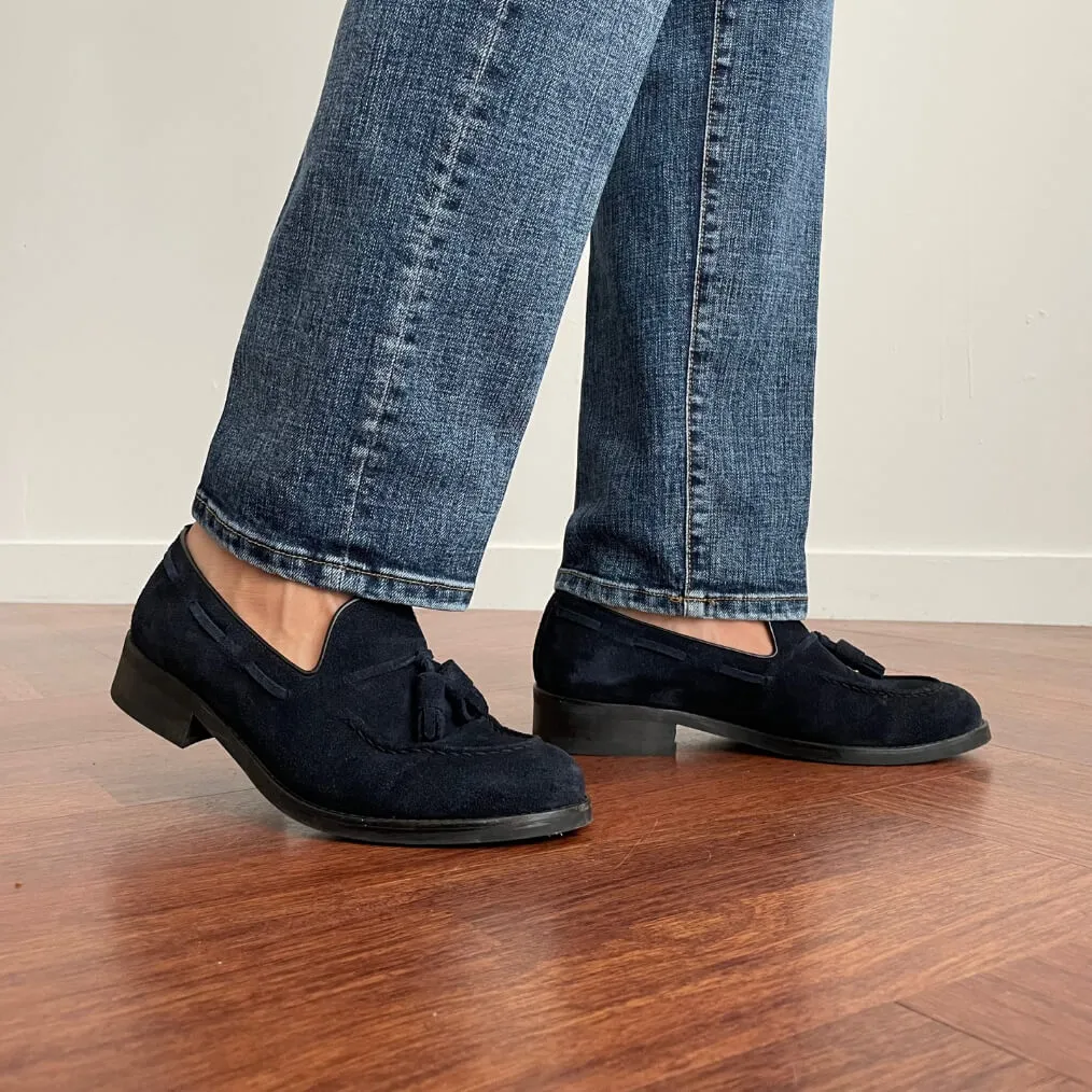 Blue Slim Ankle Jeans