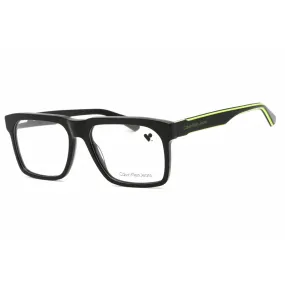 Calvin Klein Jeans Men's Eyeglasses - Black Rectangular Acetate Frame | CKJ23610 001