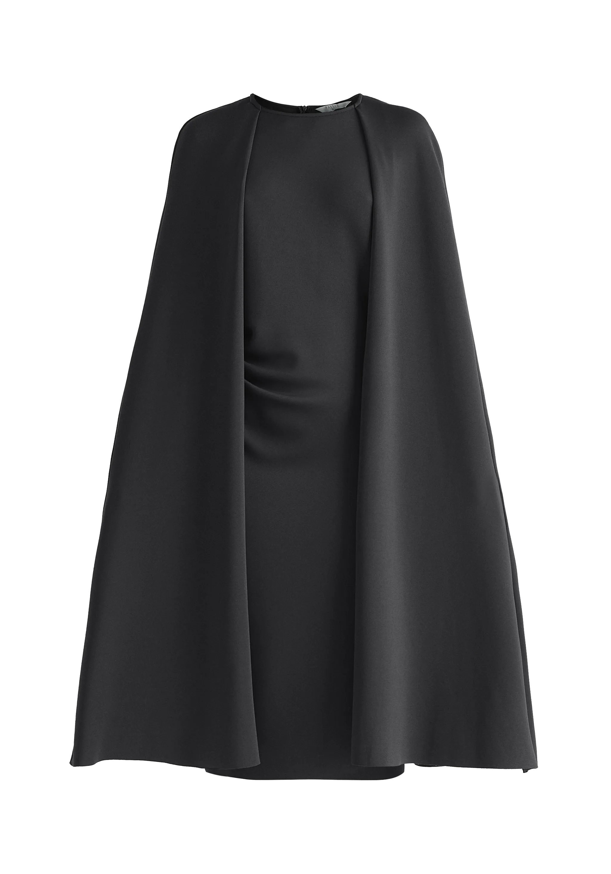 Cape Sleeves Dress with Waist Details