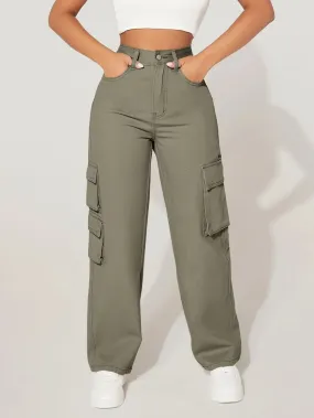 Cargo Zipper Jean