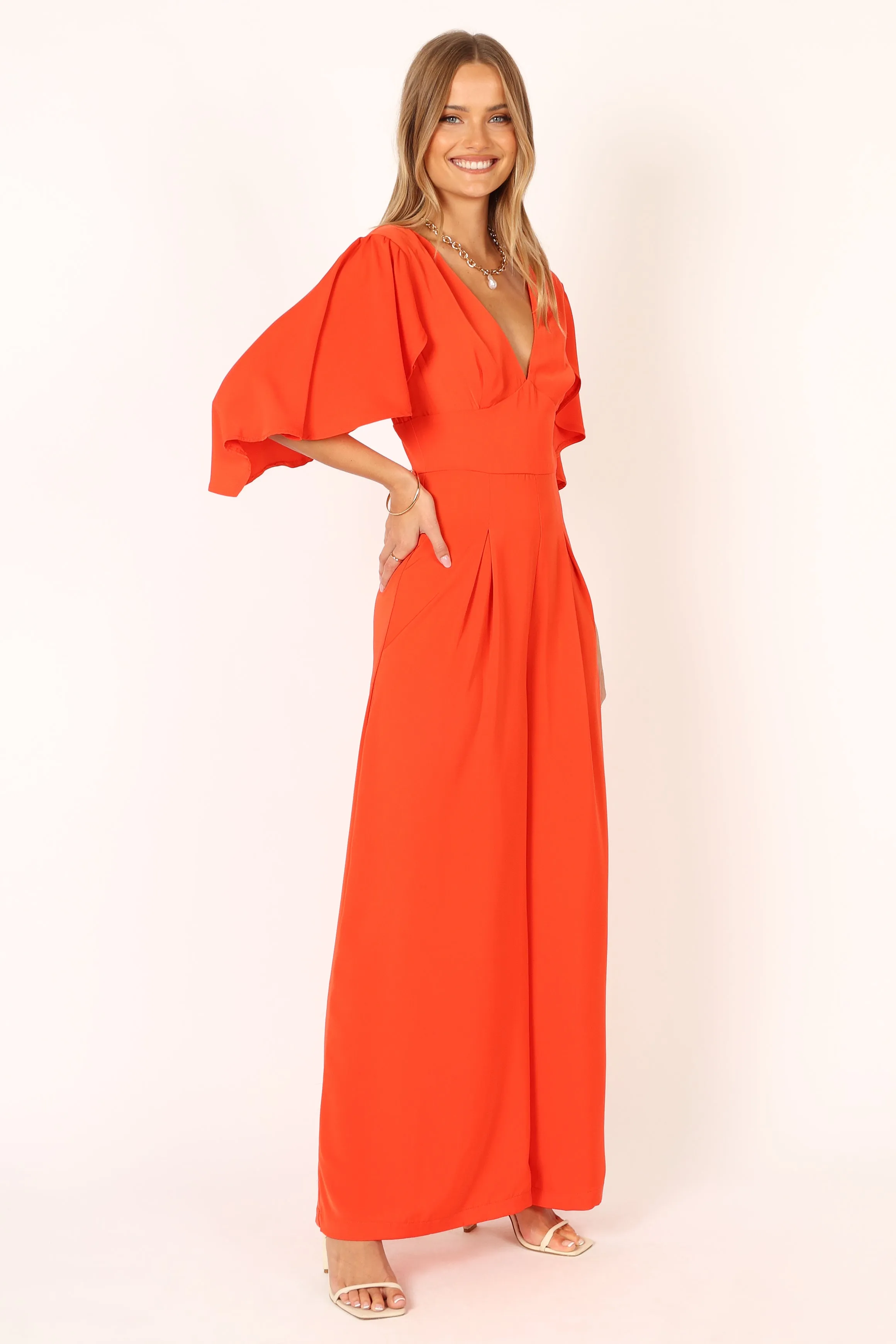 Carla Jumpsuit - Red