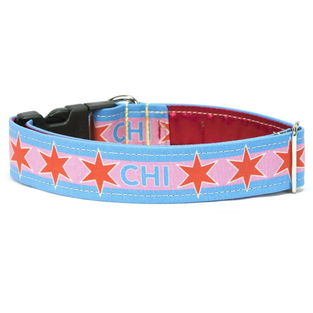 Chicago Flag Pink