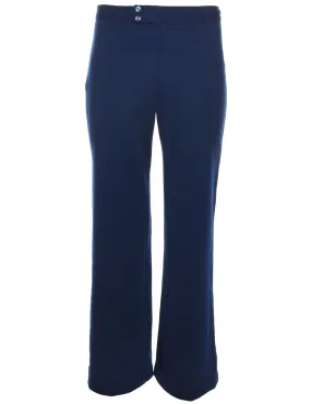 Classic Navy Flared Trousers - W31 L30