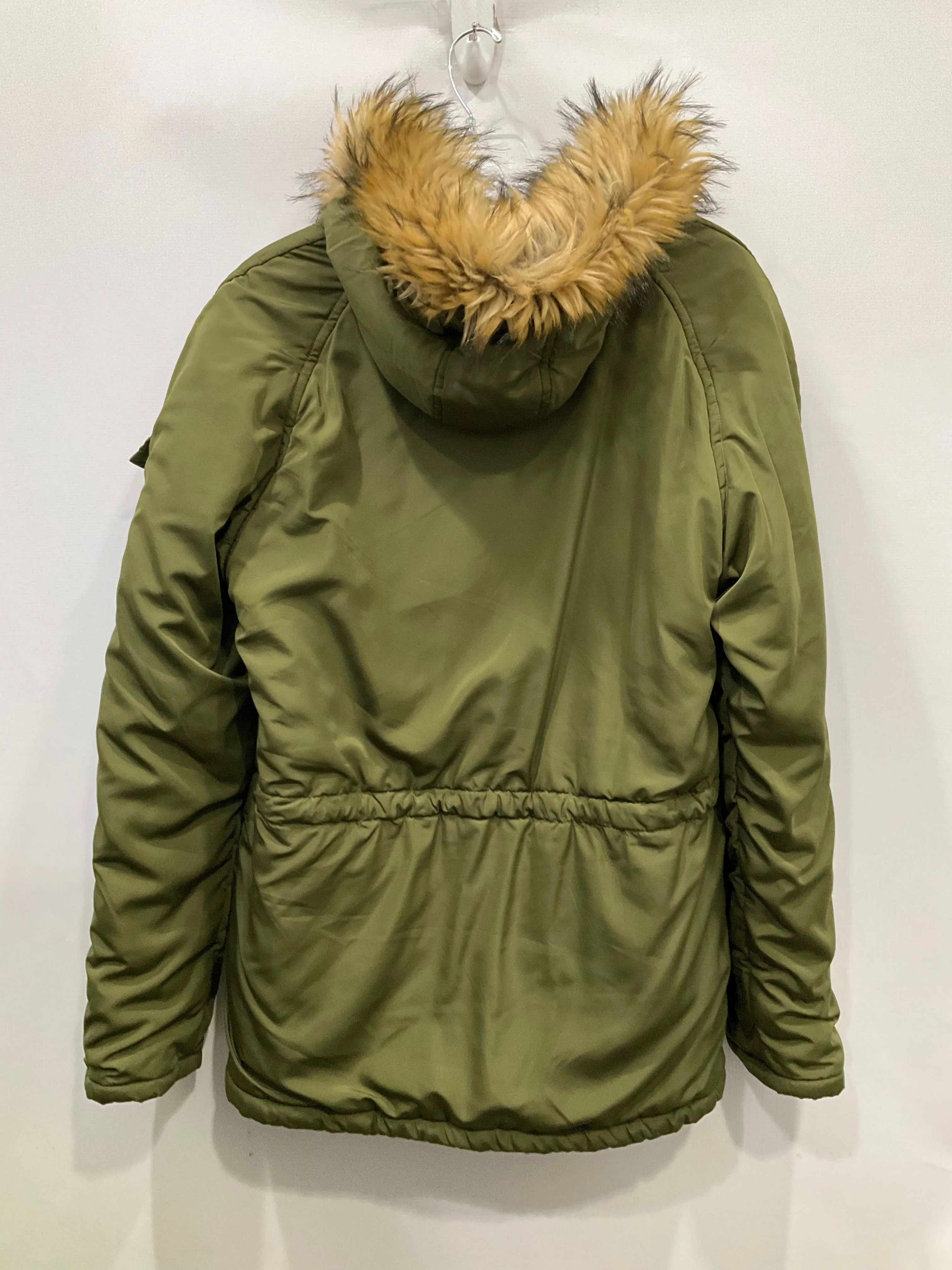 Coat Puffer & Quilted By Clothes Mentor In Green, Size: L