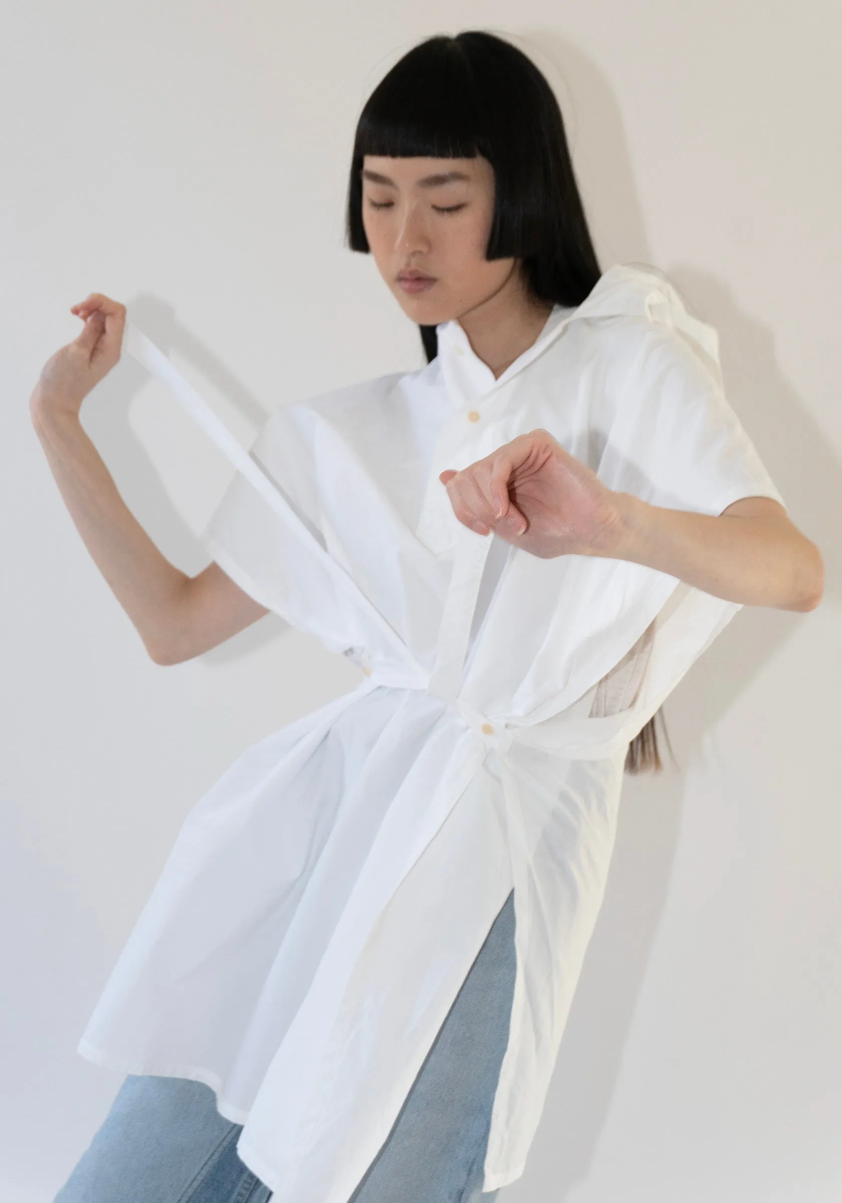 Cole Cape in White
