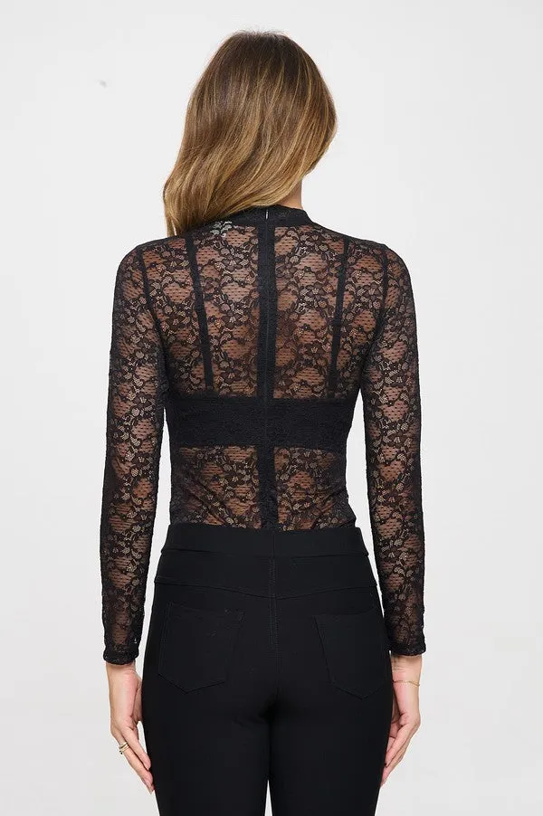 Crown Jewel Lace Bodysuit