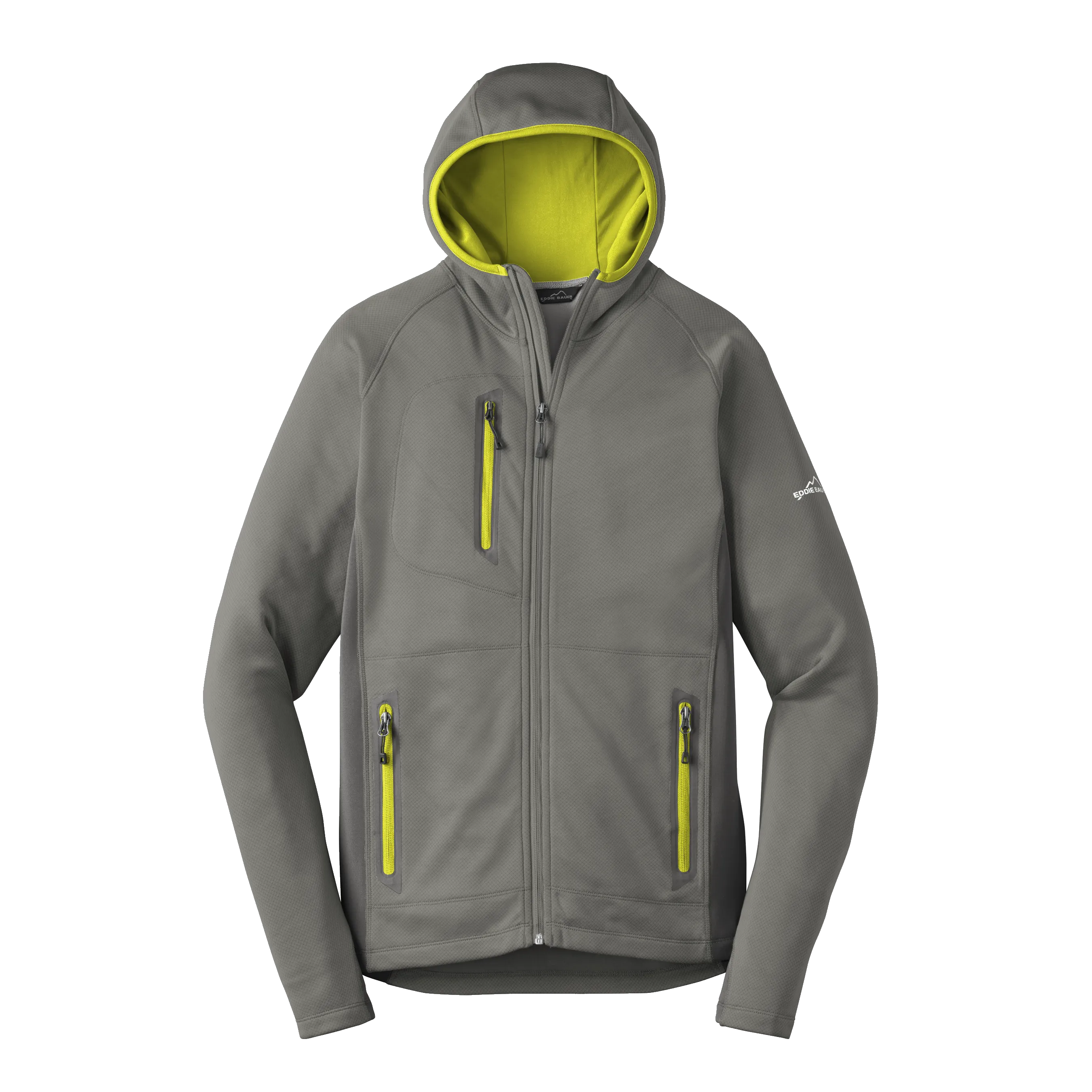 D1893M Mens Sport Hooded Full-Zip Fleece Jacket