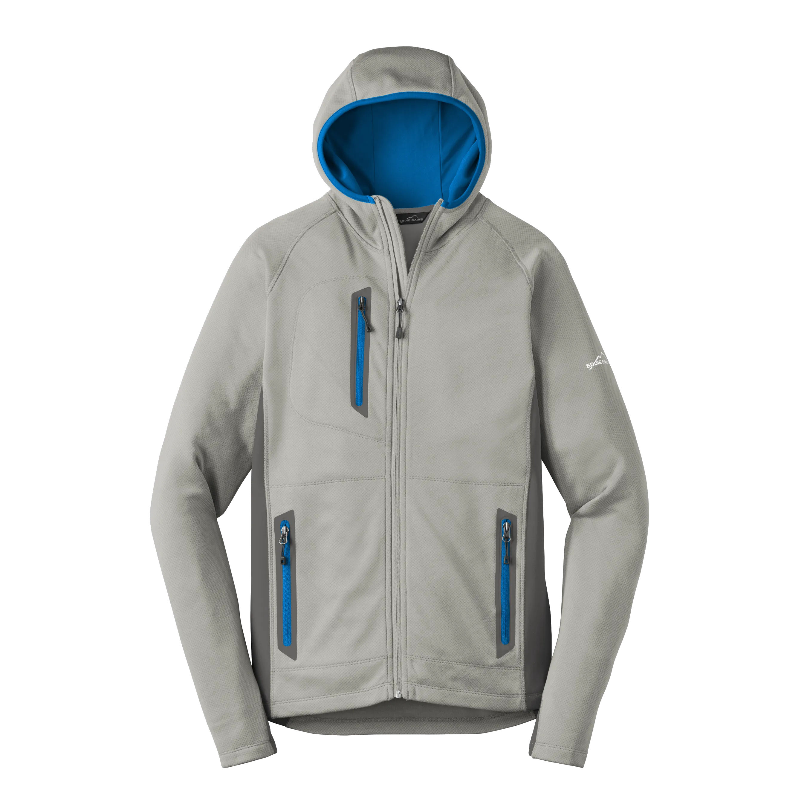 D1893M Mens Sport Hooded Full-Zip Fleece Jacket