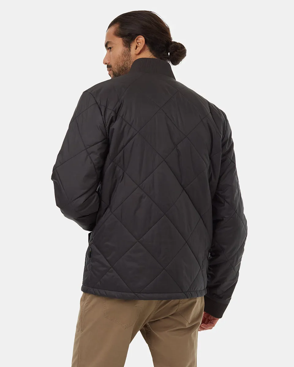 Diamond Padded Bomber Jacket