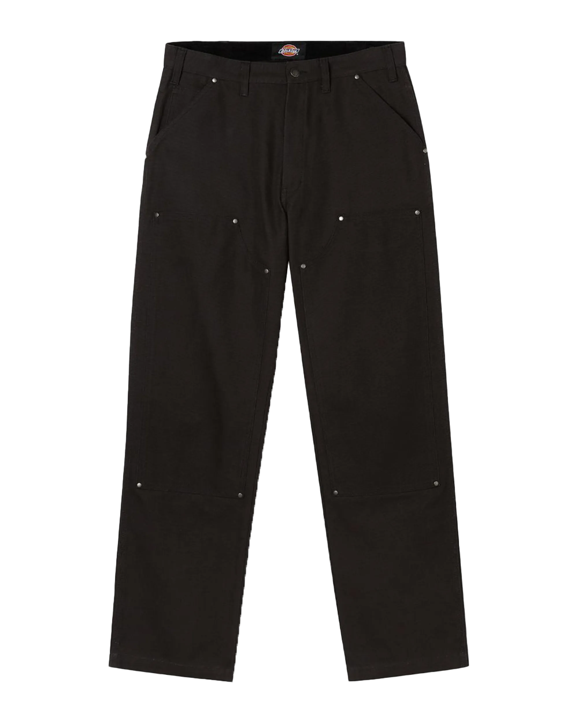 Duck Canvas Utility Trousers in Stone Washed Black