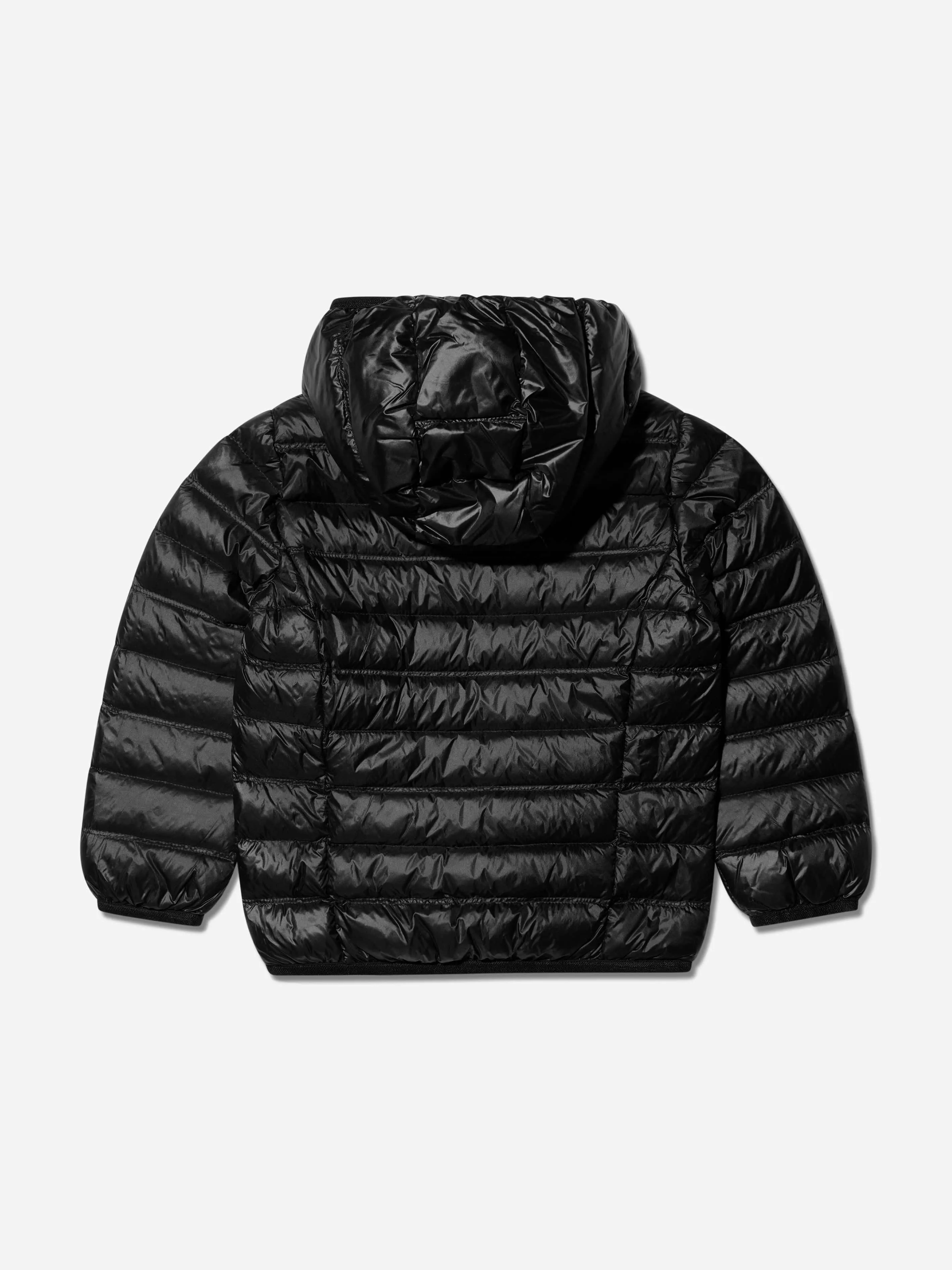 EA7 Emporio Armani Boys Down Padded Puffer Jacket in Black