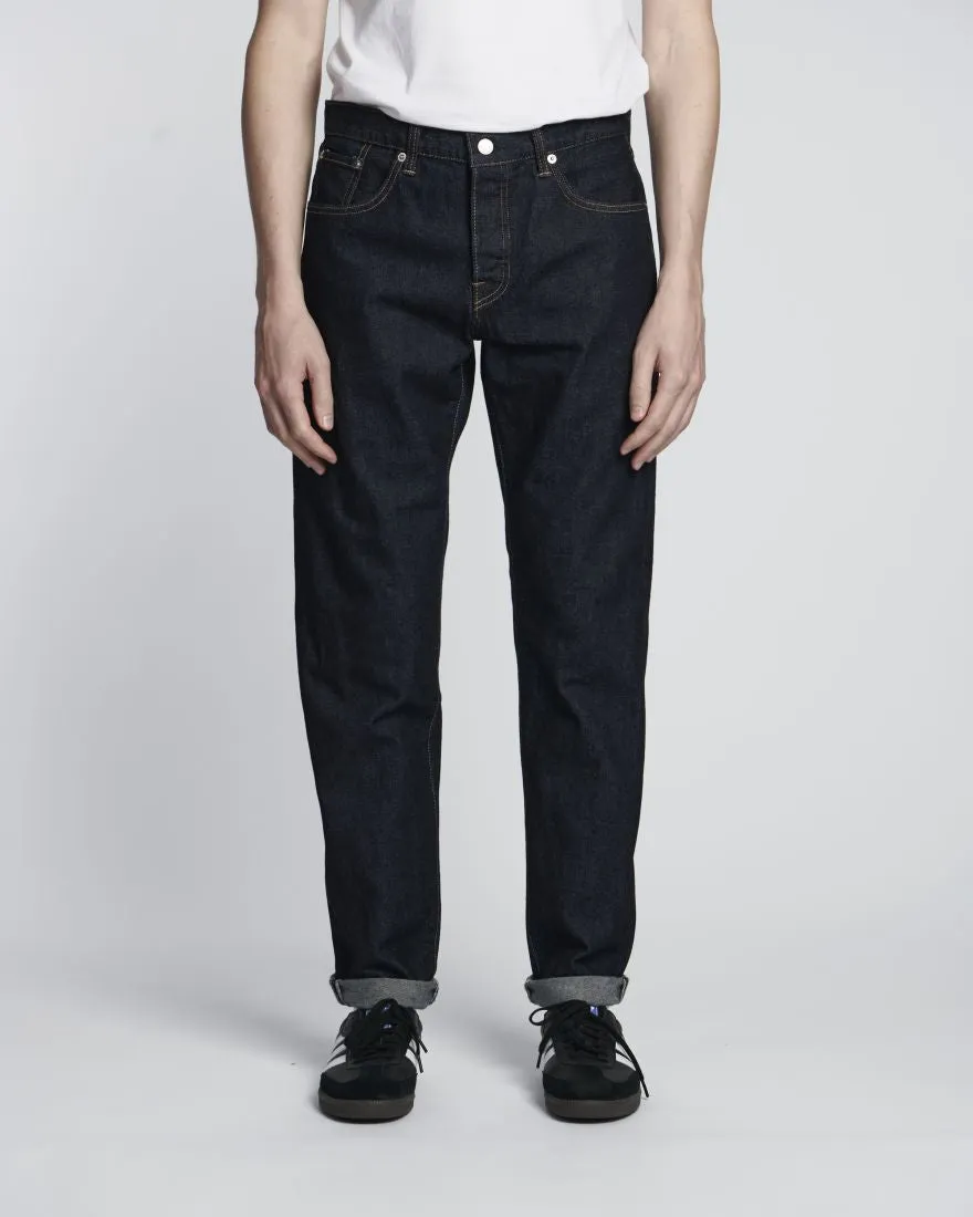 Edwin Kaihara Regular Tapered Indigo Stretch Denim - Blue Rinsed