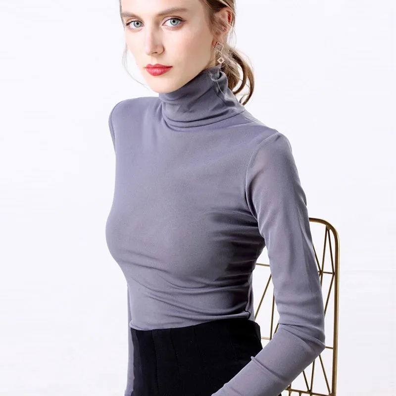 Elodie - Fashionable Slim Fit Turtleneck for Women