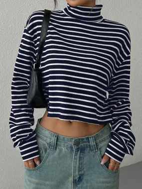 Endless Stripes Turtleneck