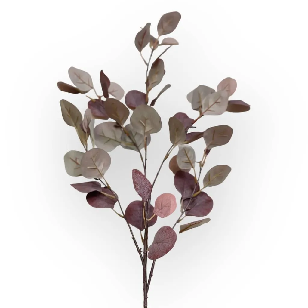 Eucalyptus Light Burgundy Artificial Flowers