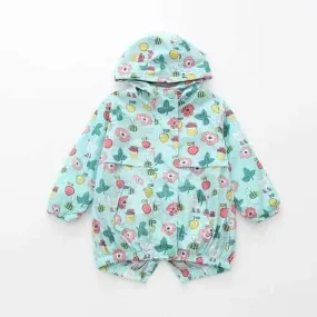 Flower Printing Girls Jackets