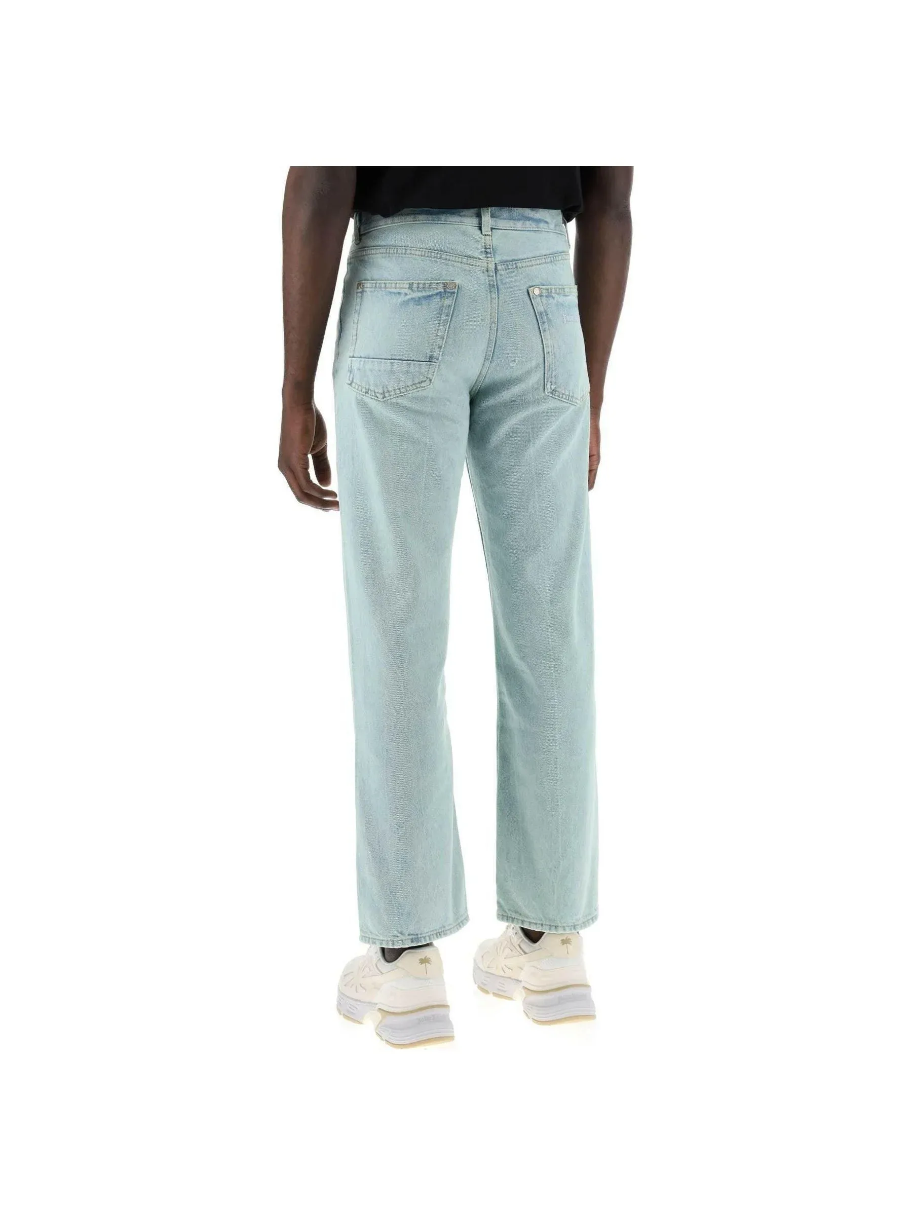 Garment-Dyed Cotton Jeans