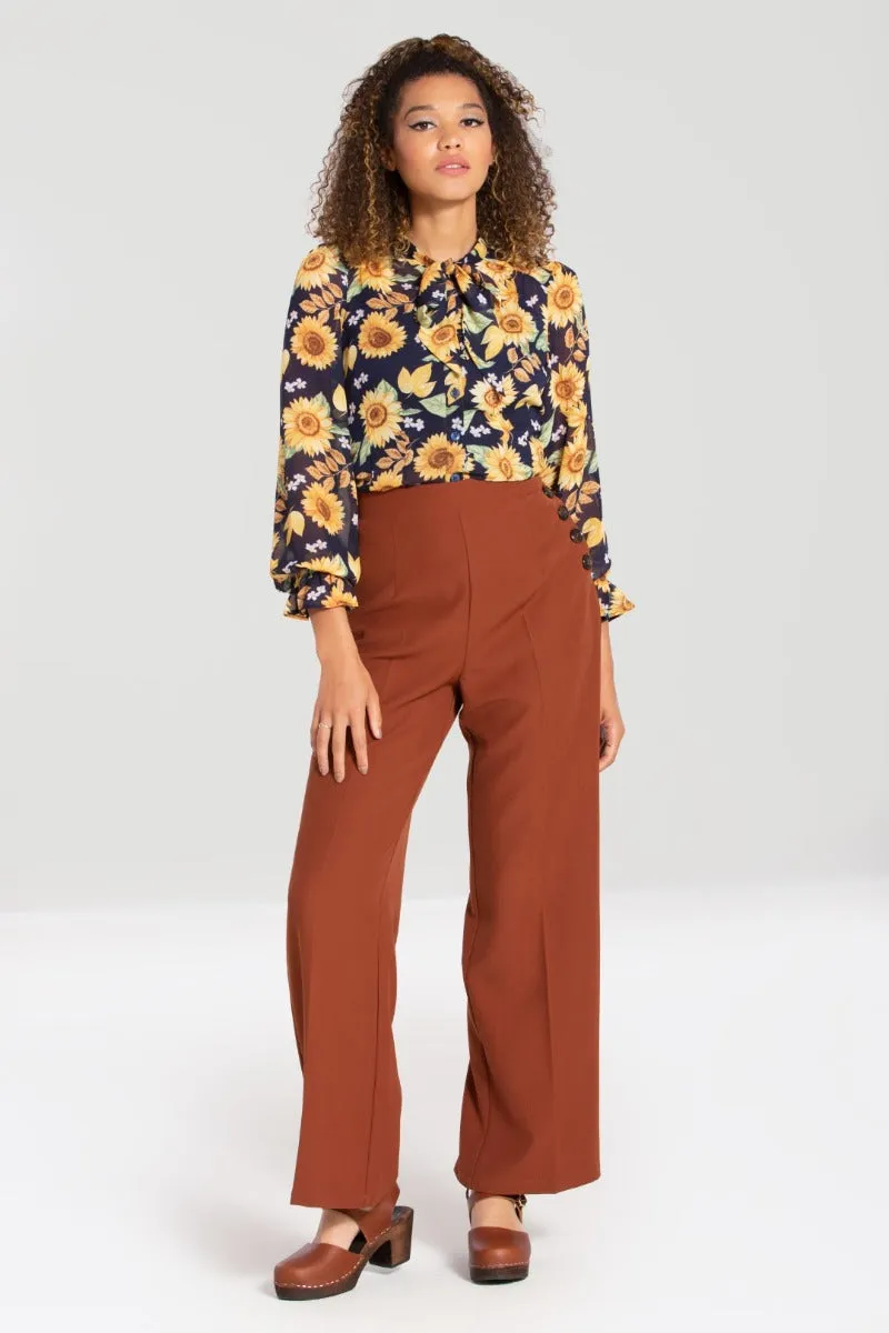 Ginger Swing Trousers Brown