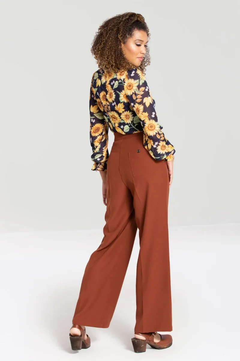 Ginger Swing Trousers Brown